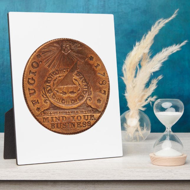 Fugio Cent kümmert sich um Ihr Geschäft Copper Pen Fotoplatte (Seite)