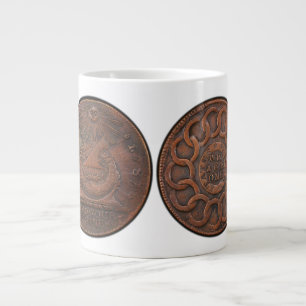 Fugio Cent-Verstand Ihre Geschäfts-Front und Jumbo-Tasse