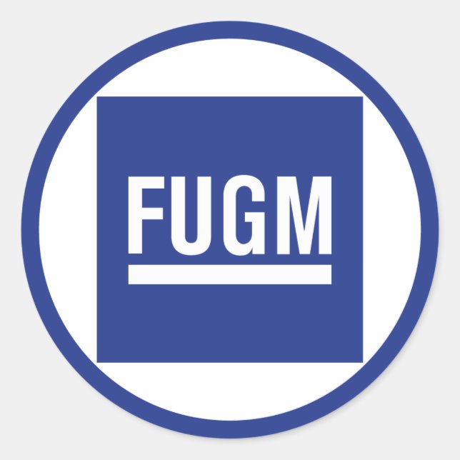 FUGM durch runde Aufkleber NBH (kein Copyline) (Vorderseite)