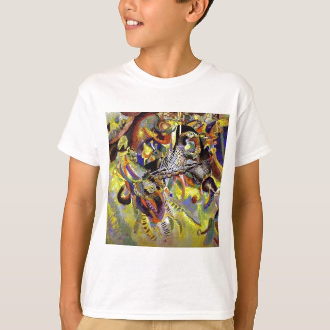 Fugue Abstrakte Malerei von Kandinsky T-Shirt (Vorderseite)