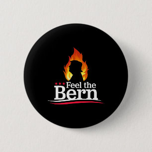 Fühl den Bern - Flammendes Trump-Feuer Kampagnen-L Button