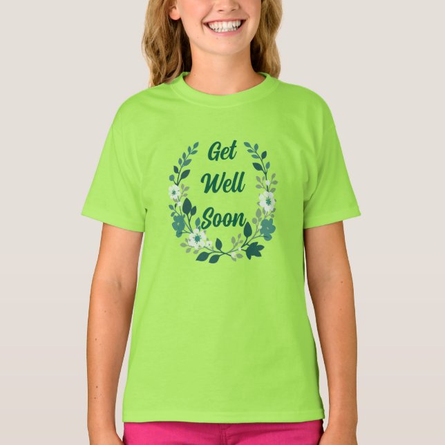 Fühl dich bald besser Blumenkranz Tee (Vorderseite)