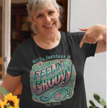 Fühl dich groovy Personalisierter Retro-70er-Jahre