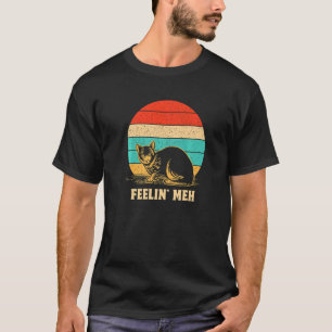 Fühl mich meh Katze Faules Kätzchen Inaktiver Intr T-Shirt