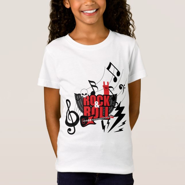 Fühle den Lärm: Der ultimative Rock & Roll T-Shirt (Vorderseite)