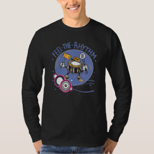 Fühle den Rhythmus Trommler Percussion Rock Roll S T-Shirt