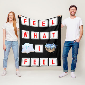 Fühle was ich fühle fleecedecke