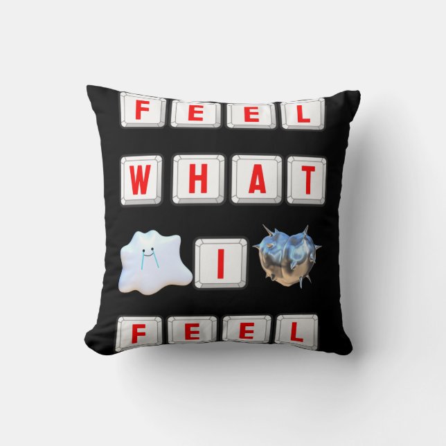 Fühle was ich fühle kissen (Vorderseite)