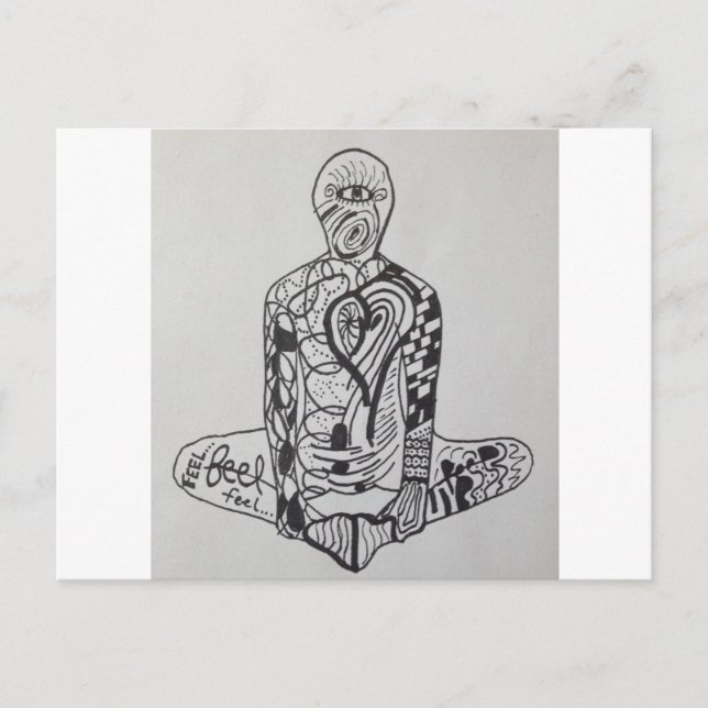 Fühlen... Postkarte (Vorderseite)