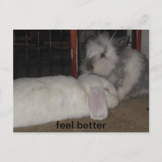 fühlen sich besser postkarte
