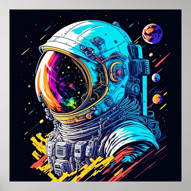 Fühlen Sie das Universum in Ihnen - kosmische Odys Poster (Vorne)