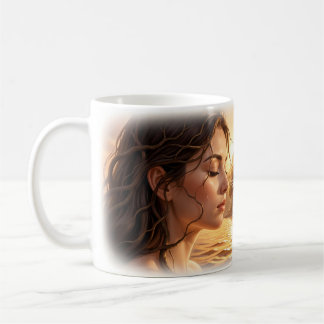 Fühlen Sie den Light Golden Waters Becher Kaffeetasse