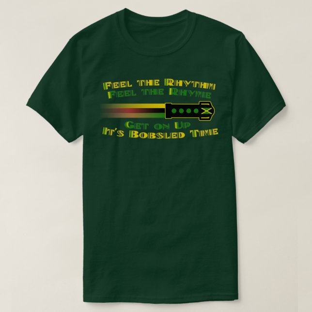 Fühlen Sie den Rhythmus T-Shirt (Design vorne)