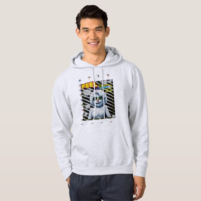Fühlen Sie den Schnee Hoodie (Vorne ganz)