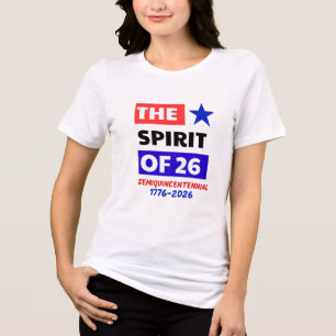 FÜHLEN SIE DEN SPIRIT VON 26: SEMIQUINCENTENNIAL Tri-Blend SHIRT