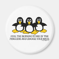 Fühlen Sie die brennende Gestalt der Pinguine