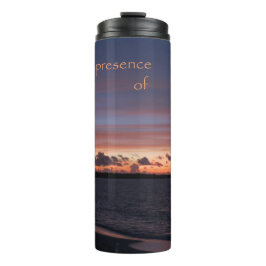 Fühlen Sie die Gegenwart Gottes Thermosbecher