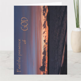 Fühlen Sie die Gegenwart von GOD Karte