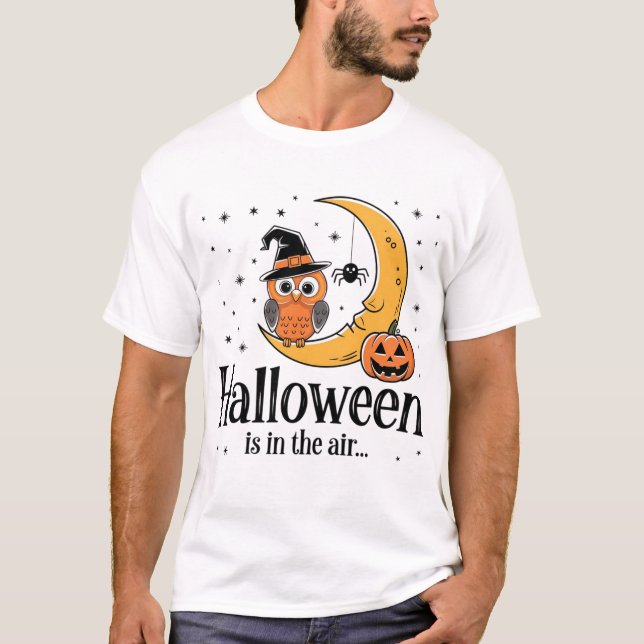 Fühlen Sie die Spookiness: Halloween Spirit in der T-Shirt (Vorderseite)