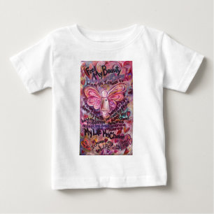Fühlen Sie meinen Schönheitsrosa-Krebsgel Baby T-shirt