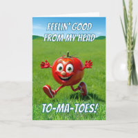 Fühlen Sie sich besser bald Tomato Pun Cartoon