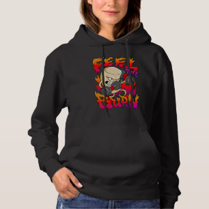 Fühlen Sie sich die Burn Marshmallow Bodybuilding Hoodie