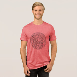 Fühlen Sie sich wie im Groove: Cooler Retro-Disco- Tri-Blend Shirt