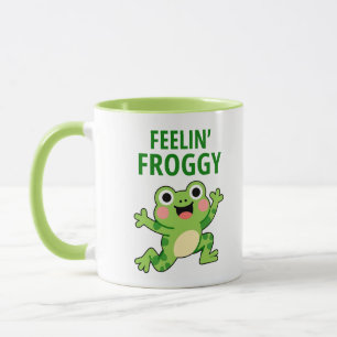 Fühlender Frosch Tasse