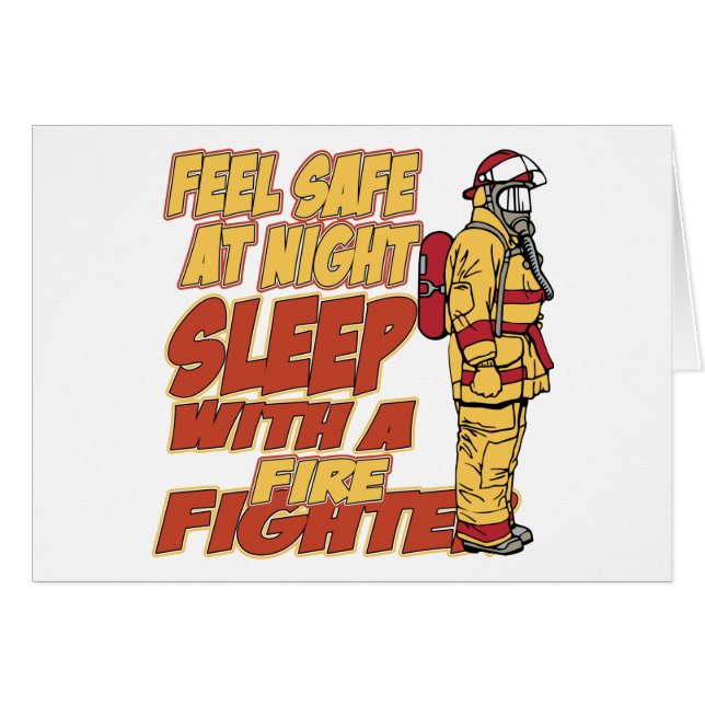 Fühlensicheres, Schlaf mit einem Feuerwehrmann (Vorderseite (Horizontal))