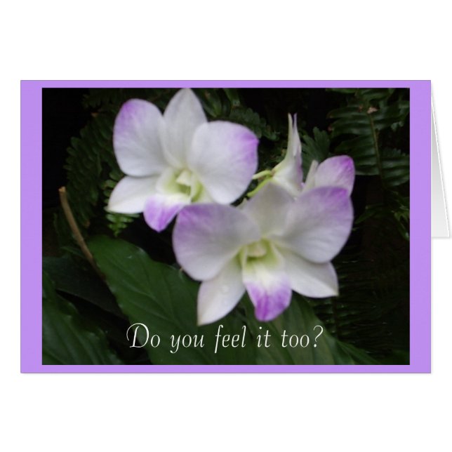 Fühlst du es auch? Karte (Vorderseite (Horizontal))