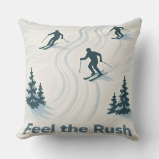 Fühlt den Rausch Ski-Wurfkissen-Geschenk für Skili Kissen