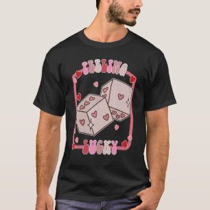 Fühlt sich Glücklich zum Valentinstag Meins Vday V T-Shirt