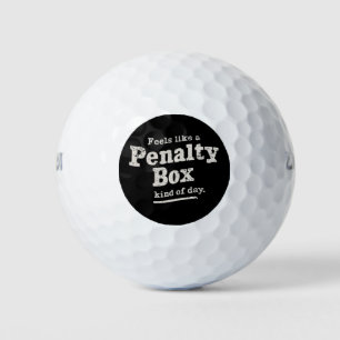 Fühlt sich wie ein Penalty Box Day Hockey Player Golfball