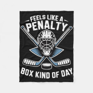 Fühlt sich wie ein Strafbank-Tag an Eishockey Pl Fleecedecke