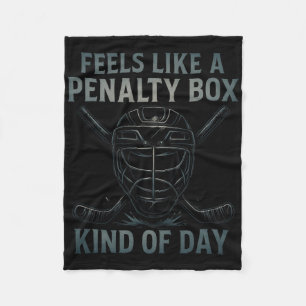 Fühlt sich wie eine Strafbank Art von Tag Hockey H Fleecedecke