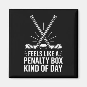Fühlt sich wie eine Strafbank Art von Tag Hockey _ Magnet