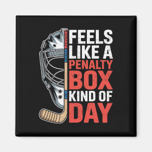 Fühlt sich wie eine Strafbank Art von Tag Hockey T Magnet
