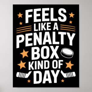 Fühlt sich wie eine Strafbank Art von Tag Hockeysp Poster