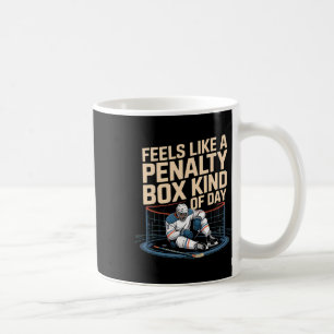 Fühlt sich wie eine Strafbox an Funny Hockey Kaffeetasse
