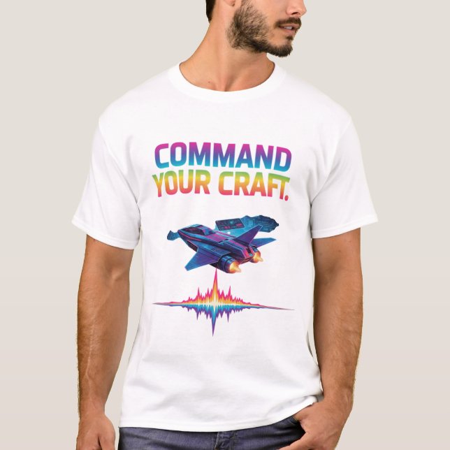 Führe dein Handwerk." T-Shirt (Vorderseite)