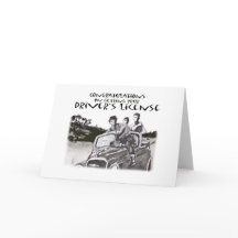 Führen der Fahrprüfung, Glückwünsche