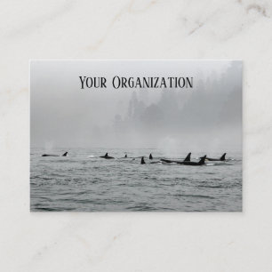 Führen der Wale Visitenkarte