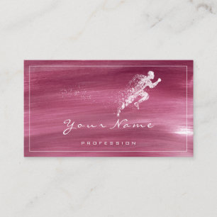 Führen Sie das Sport Gym Couch Sport Logo Modernes Visitenkarte