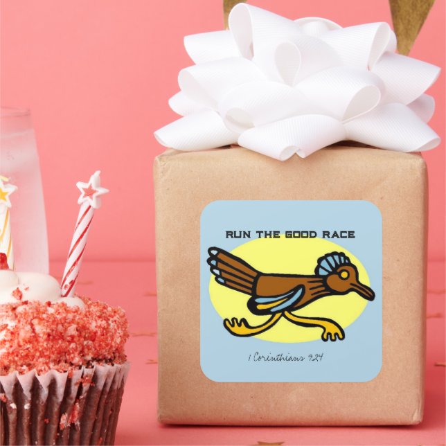 Führen Sie den Aufkleber für gute Rasse 1 Korinthe (Party)