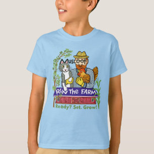 Führen Sie den Bauernhof mit dem "Ready, Set, Grow T-Shirt