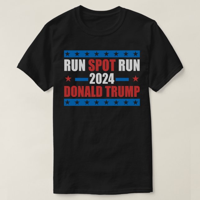Führen Sie den Sport-Run Donald für die Wahl 1 aus T-Shirt (Design vorne)