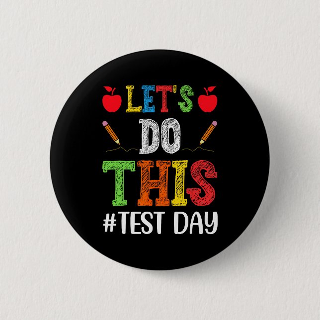 Führen Sie diesen Testtag einen Motivierend Testle Button (Vorderseite)