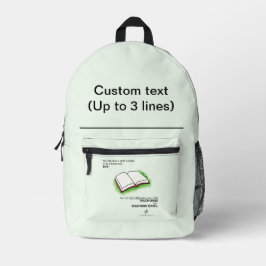 Führen Sie ein Kind im Freien oder in eine virtuel Bedruckter Rucksack