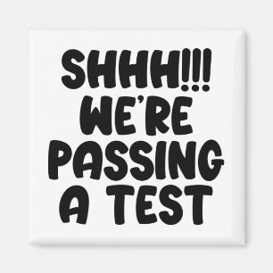Führen Sie einen Test Funny Test Tag 2022 Testing  Magnet
