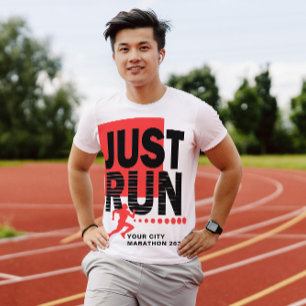 Führen Sie einfach das Red Light von Marathon Runn T-Shirt